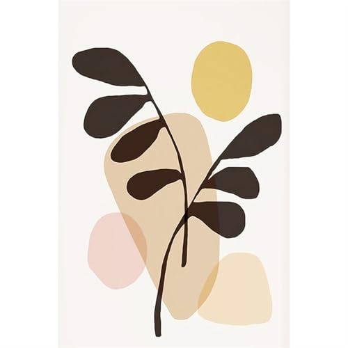 EnxJire Outdoor-Teppich Geometrischer Blatt-dekorativer Teppich for Schlafzimmer, Arbeitszimmer, Balkon, Bad, Restaurant, Küche, Bodenmatte, Teppiche(Type 4,50x80cm) von EnxJire