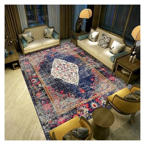 EnxJire Outdoor-Teppich Moderne Wohnzimmer Teppich Dekoration Indoor Outdoor Bodenmatte for Büro Terrasse Waschbar Home Area(Color 28,120x160cm) von EnxJire