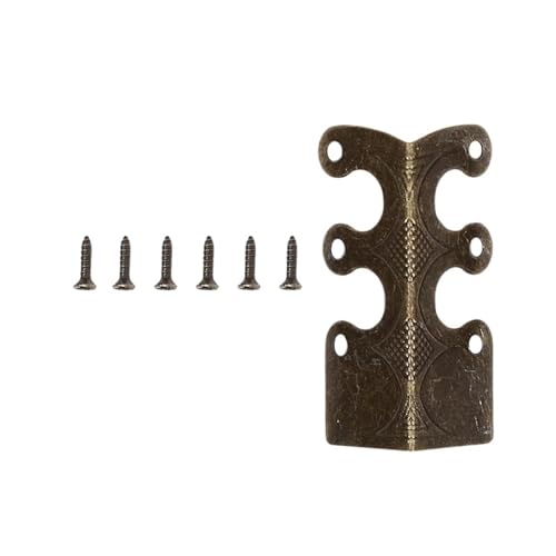EnxJire Protections d'angle Pour plinthes en métal Möbel Tisch Ecke Protector Reinem Kupfer Metall Ecke Perle Sockelleiste Retro Rand Schutz(Color 3) von EnxJire