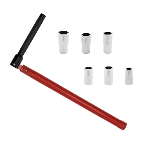 EnxJire Rohrsteckschlüsselsatz Wasserhahn-Installationswerkzeug, Wasserhahn-Spülbecken-Schlüsselsatz, Klempner-Steckdosenadapter for Küche und Bad(8-14mm) von EnxJire