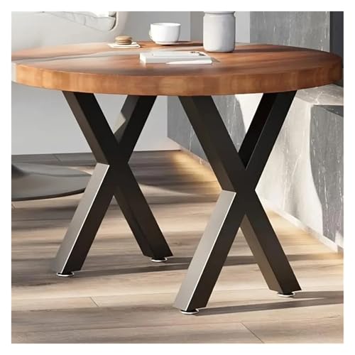 EnxJire Tischbeine Metall 2 Stück industrielle X-förmige Hochleistungs-Tischbeine aus Metall, 16-Zoll-Rohreisenbeine mit Antik-Finish for Möbel EnxJire Tischbeine Metall 2 Stück industrielle X-förmige Hochleistungs-Tischbeine aus Metall, 16-Zoll-Rohreisenbeine mit Antik-Finish for Möbel von EnxJire