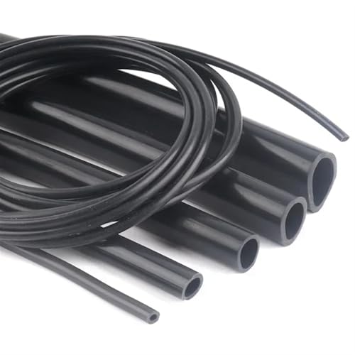 Gummischlauch 1/3/5 Meter Set Schwarz Silikon Rohr Flexible Aquarium Luftpumpe Weichen Gummi Schlauch Hitze Beständig Hohe Presure Kraftstoff Tank Rohr(5M_ID 16MM X OD 2.3CM) von EnxJire