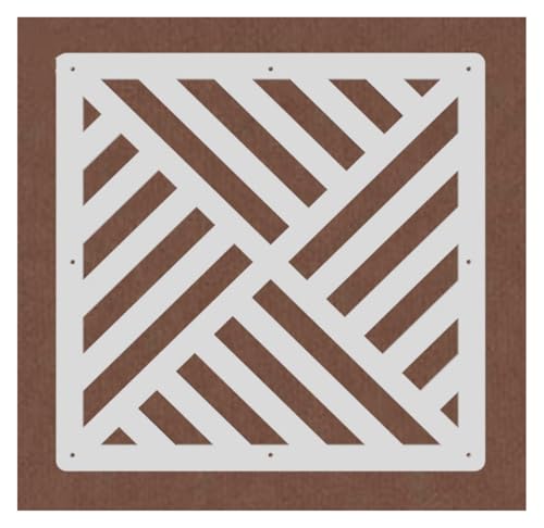 Hängender Raumteiler 6/12 Teile/Satz Hängender Raumteiler Trennwände Home Panel Screen DIY Decor 11,4 Zoll Weiß(Color 6,6pcs) von EnxJire