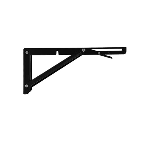 Klappkonsole Schwerlast 1pc Mehrere Größen Dreieck Klapp Winkel Halterung Unterstützung Wand Montiert Regale Tisch Home Hardware(Color 6) von EnxJire