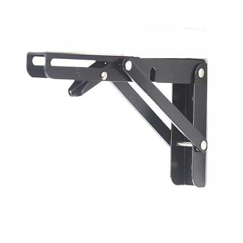 Klappkonsole Schwerlast 2 STÜCKE 8-20 Zoll Dreieck Klappwinkel Halterung Unterstützung Einstellbare Wandregale Montiert Tischregale Home Hardware(12 Inch Length) von EnxJire