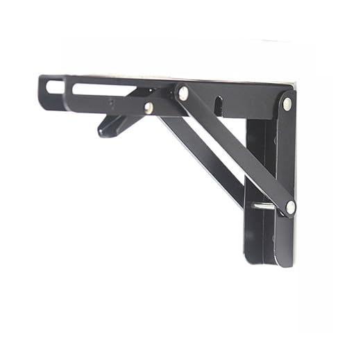 Klappkonsole Schwerlast 2 STÜCKE 8-20 Zoll Dreieck Klappwinkel Halterung Unterstützung Einstellbare Wandregale Montiert Tischregale Home Hardware(18 Inch Length) von EnxJire