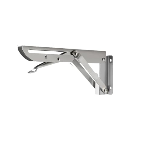 Klappkonsole Schwerlast 2 stücke 8-18 Zoll Klapp Winkel Halterung Dreieck Regal Unterstützung Einstellbar Wand Montiert Bank(8 Inch-2pcs) von EnxJire