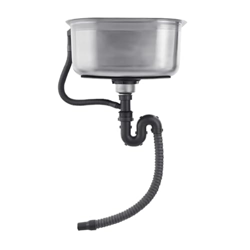 Küchenspüle aus Edelstahl Stainless Steel Kitchen Sink Under/Topmount Laundry 304 Washbasin For Home Fixture With Filter Drainage Drain von EnxJire