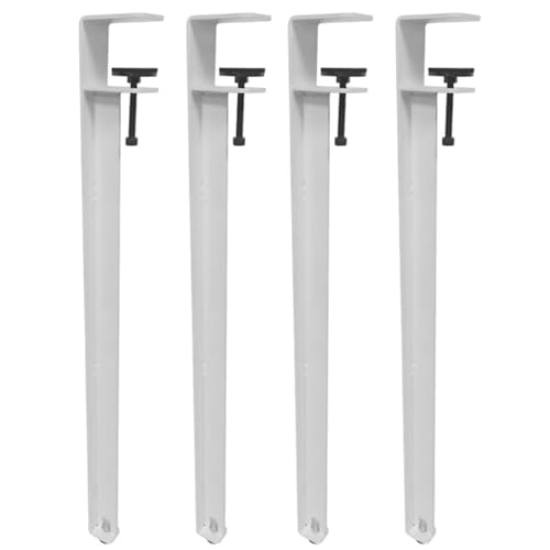 Tischbeine Metall Möbel Metall Esstisch und Stuhl Bein Halterungen Hardware Büro Tisch(White 40cm x 4) von EnxJire