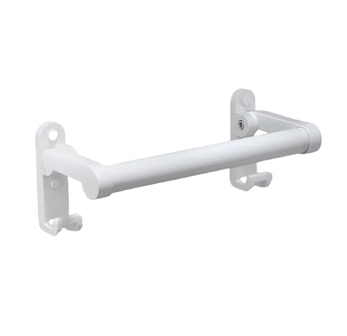 Toilette Haltegriff Armlehne Klappbare Badezimmertoilette Ältere Sicherheitstoilette Handlauf Geländer Schwangere Frauentoilette Rutschfester Griff(White-30CM) von EnxJire