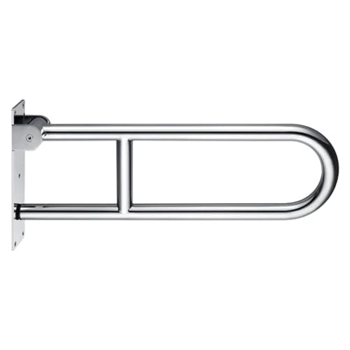 Toilette Haltegriff Robuster, klappbarer Haltegriff aus SUS 304-Edelstahl for den Waschraum for behinderte ältere Menschen, Haltegriff for Toilettenarmlehne, Duschgriffstangen von EnxJire