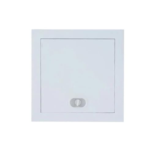 Zugangsplatte 1pc Access Panel Inspektion Tür Aluminium Legierung Zugang Türen Wand Decke Weiß Lukendeckel Mit Drehschalter(450x450) von EnxJire