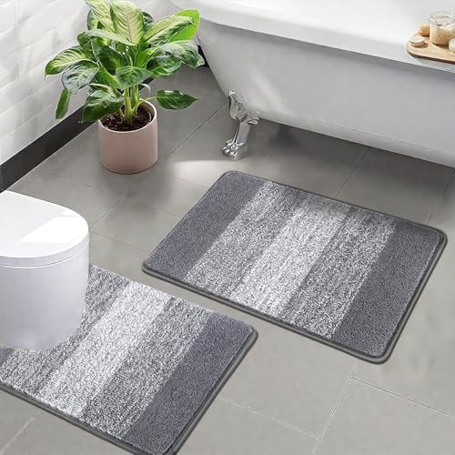 Enyhom Badvorleger-Set, 2-teilig, dunkelgrau von Enyhom