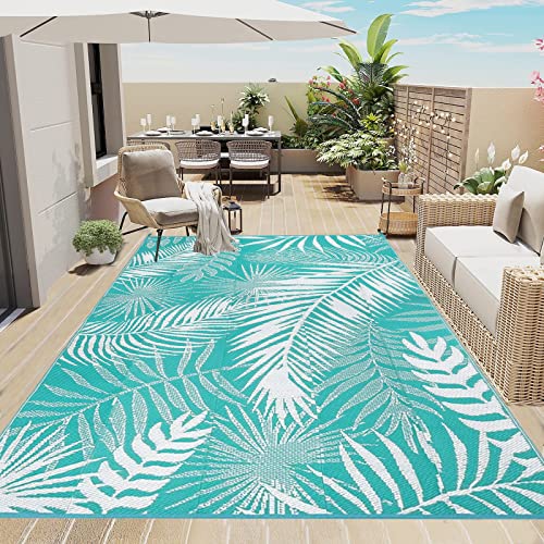Enyhom Outdoor Teppich Wetterfest Groß 180 x 270 cm UV-beständige Garten Camping Teppich Plastik Recyceltem Wendbarer Outdoorteppich Balkon Teppiche Terrassenteppich für Deck, Strand, Picknick Enyhom Outdoor Teppich Wetterfest Groß 180 x 270 cm UV-beständige Garten Camping Teppich Plastik Recyceltem Wendbarer Outdoorteppich Balkon Teppiche Terrassenteppich für Deck, Strand, Picknick von Enyhom