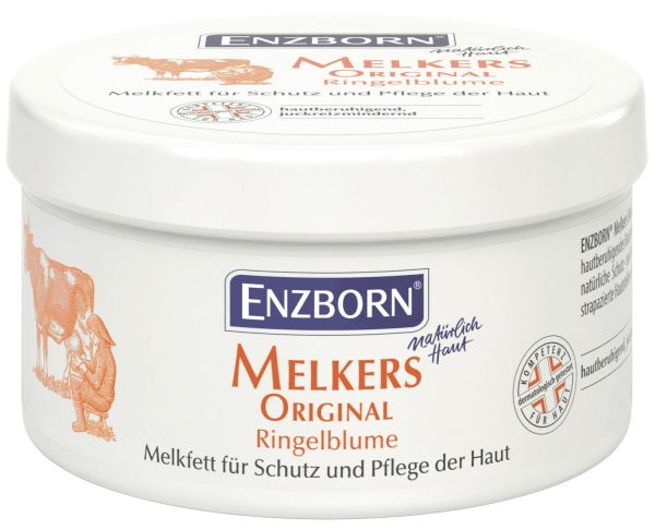 Enzborn Melkers Original Ringelblume 250ml, Melkfett für Schutz und... von Enzborn