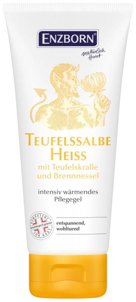 Enzborn Teufelssalbe Heiß 100ml, wärmendes Pflegegel mit Teufelskra... von Enzborn