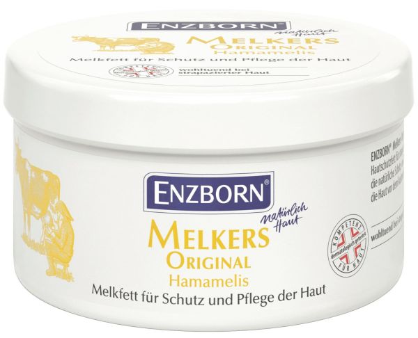 Enzborn Melkers Original Hamamelis 250ml, Melkfett für Schutz und P... von Enzborn