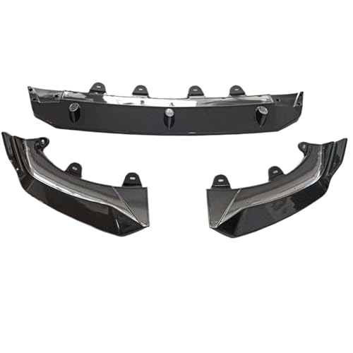 Auto Frontspoiler Front Stoßstange Splitter Für X3 G01 Für X4 G02 IX3 20d 30i 30d M40i M40d 2021-2024 Lip Spoiler Diffusor Front Schaufel Auto Frontlippe zubehör(Carbon Fiber Color) von Eofooq