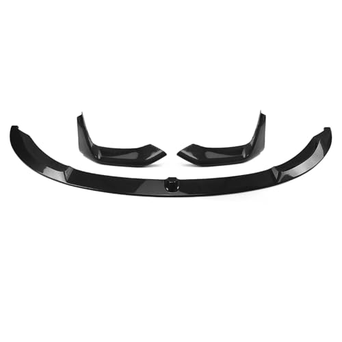 Auto Frontspoiler Frontspoilerlippe + Seitliche Ansaugöffnungsabdeckung Splitter Für F80 Für M3 F83 Für M4 F82 2015-2020 Frontschürzeneinfassung Autoteile Auto Frontlippe zubehör(Carbon Fiber Look) von Eofooq