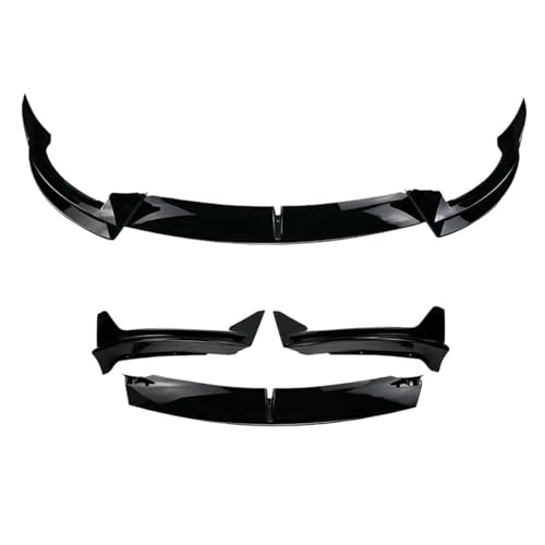 Auto Frontspoiler Frontstoßstange Frontlippe Frontschaufel-Kit Kompatibel Für Tesla Für Modell 3 2017-2023 Und Für Modell Y 2017-2024 Karosseriespoiler-Splitter-Kit Auto Frontlippe zubehör(3 Bright Bl von Eofooq