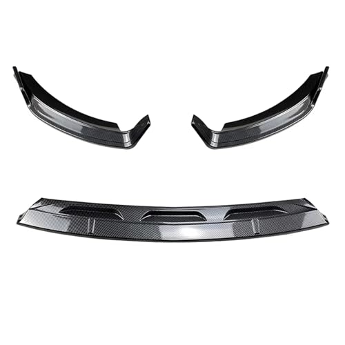 Auto Frontspoiler Für Benz Für GLE Klasse W167 C167 GLE350 GLE450 GLE53 Für AMG 2019-2023 Front Stoßstange Splitter Lip Spoiler Diffusor Body Kit Auto Frontlippe zubehör(Carbon Look) von Eofooq