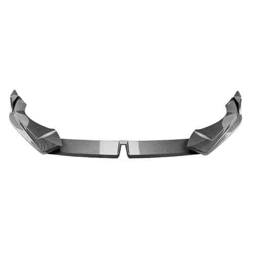 Auto Frontspoiler Für X5 G05 LCI Sport Modell Auto Frontschürze Lip Spoiler Unteren Splitter Protector Diffusor Körper Kit ABS Auto Frontlippe zubehör(Carbon Fiber Look) von Eofooq
