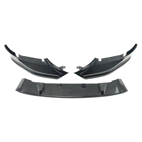 Eofooq Auto Frontspoiler Auto Frontspoilerlippe Für F90 Für M5 M5C 2018-2020 Seitensplitter Diffusorschutzverkleidung Frontschürze Surround Autoteile Auto Frontlippe zubehör(Carbon Fiber Style) von Eofooq