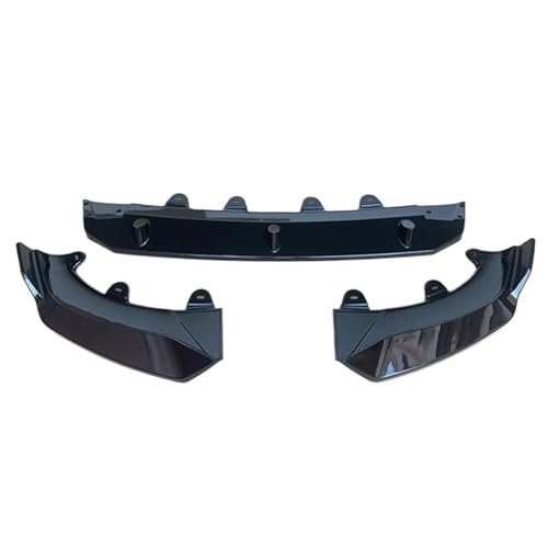 Eofooq Auto Frontspoiler Front Stoßstange Splitter Für X3 G01 Für X4 G02 IX3 20d 30i 30d M40i M40d 2021-2024 Lip Spoiler Diffusor Front Schaufel Auto Frontlippe zubehör(Gloss Black) von Eofooq