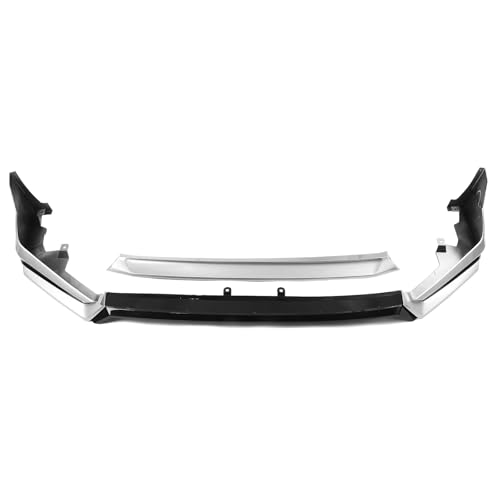 Eofooq Auto Frontspoiler Frontspoilerlippe + Unterer Seitensplitter-Eckabdeckungs-Bodykit Für Civic 11. Alle Modelle 2022–2024 Auto Frontlippe zubehör(Silver) von Eofooq