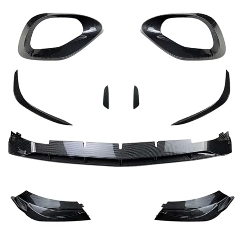 Eofooq Auto Frontspoiler Für Benz C-Klasse W206 C200 C260 2022 2023 Auto Frontlippe Stoßstange Spoiler Canards Splitter Blade Unterer Kühlergrill Body Kit Auto Frontlippe zubehör(Carbon Fiber Look C) Eofooq Auto Frontspoiler Für Benz C-Klasse W206 C200 C260 2022 2023 Auto Frontlippe Stoßstange Spoiler Canards Splitter Blade Unterer Kühlergrill Body Kit Auto Frontlippe zubehör(Carbon Fiber Look C) von Eofooq