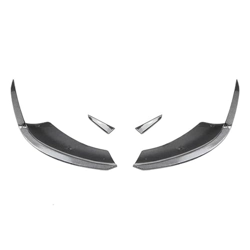 Eofooq Auto Frontspoiler Für Benz W177 A180 A200 A35 Für AMG Facelift 2023+ Frontschürze Lippe Dekoration Diffusor Splitter Spoiler Canards Tuning Auto Frontlippe zubehör(Carbon Look A B) von Eofooq