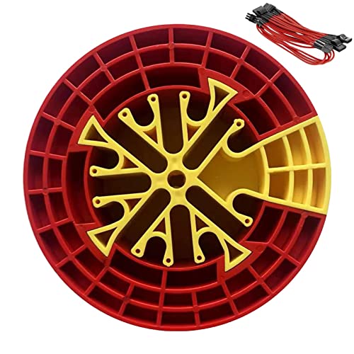 Cable Dresser - 13.5CM Cord Bundler, Tool, Kabel Organizer Für Kabel, Runden Kabelmanagement Tool, Tragbarer Kabelkamm Management Organizer Tool, Cable Management Kit von Eoixuqba