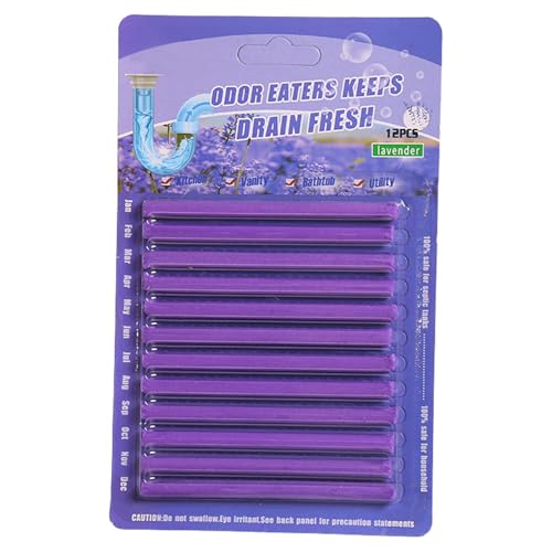 Eoixuqba 12 Stück Abflussreiniger Sticks, Zum Verstopfungen Vorzubeugen, WC Reiniger Rohrreinigungsstab Abfluss Rohrreinigung Effizient Löst Verstopfungen Für Badewanne Pipeline Küche Spülbecken Eoixuqba 12 Stück Abflussreiniger Sticks, Zum Verstopfungen Vorzubeugen, WC Reiniger Rohrreinigungsstab Abfluss Rohrreinigung Effizient Löst Verstopfungen Für Badewanne Pipeline Küche Spülbecken von Eoixuqba