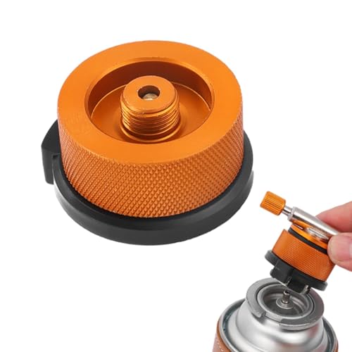Eoixuqba 5 Stück Schraubventil Gaskartuschen Adapter Bajonett - 3.5 Cm Gaskartuschen Adapter Für Campingkocher, Gasadapter Conversion Kopfadapter Für Butan Kanister Schraube Gaskartusche, von Eoixuqba