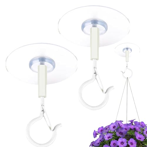 Eoixuqba 8 Pieces Set Selbstklebende Deckenhaken - 6Cm Wandhaken Mit Sicherung Ohne Bohren, Schwerlast Deckenhaken Mit Sicherung, Klebehaken Extra Stark Für Blumentöpfe, Tragfähigkeit Maximal 1,5 Kg Eoixuqba 8 Pieces Set Selbstklebende Deckenhaken - 6Cm Wandhaken Mit Sicherung Ohne Bohren, Schwerlast Deckenhaken Mit Sicherung, Klebehaken Extra Stark Für Blumentöpfe, Tragfähigkeit Maximal 1,5 Kg von Eoixuqba