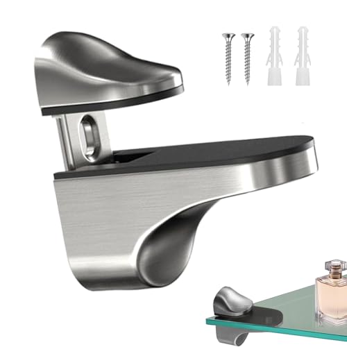 Eoixuqba Glasregalhalterungen Wandhalterung – verstellbare Glasklemme – Ersatzteil-Clip für Hardware-Stützstange, Holz, Duschtür, Schrank, Badezimmer Eoixuqba Glasregalhalterungen Wandhalterung – verstellbare Glasklemme – Ersatzteil-Clip für Hardware-Stützstange, Holz, Duschtür, Schrank, Badezimmer von Eoixuqba