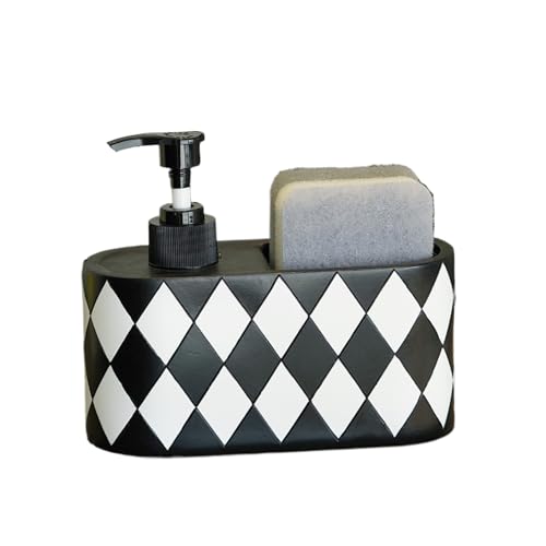 Eoixuqba Handseifenspender,2-in-1 Organizer Mit Schwammhalter,Spülmittel Pumpspender Für Küche | Für Lotion Dusche Arbeitsplatte Haushalt Büro Hotel Wohnheim Eoixuqba Handseifenspender,2-in-1 Organizer Mit Schwammhalter,Spülmittel Pumpspender Für Küche | Für Lotion Dusche Arbeitsplatte Haushalt Büro Hotel Wohnheim von Eoixuqba