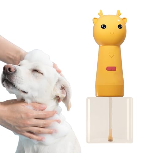 Eoixuqba Hundeshampoo Spender - Katzenshampoo Sprüher - Seifenbehälter Haustierbad Zubehör für die Kotreinigung und das Waschen von Badewanne Spüle Küche und von Eoixuqba
