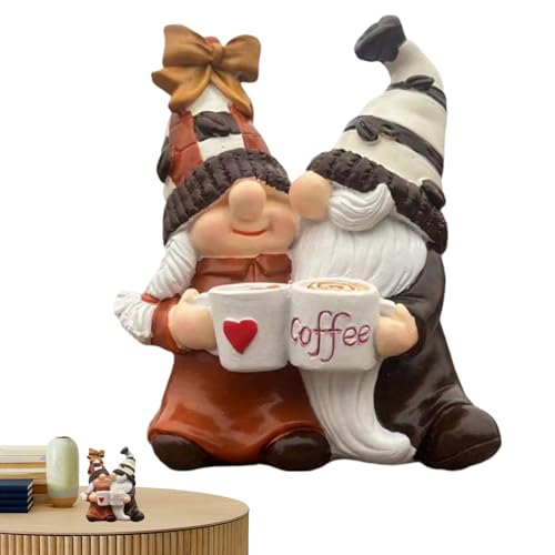 Eoixuqba Kaffeezwerge, Küchendekoration, Kaffeezwerge, Themen-Statue-, Kaffee-Dekorationen für Kaffeebar, Gesichtsloses Kaffeebar-Zubehör, kleine Zwerge zum Valentinstag Eoixuqba Kaffeezwerge, Küchendekoration, Kaffeezwerge, Themen-Statue-, Kaffee-Dekorationen für Kaffeebar, Gesichtsloses Kaffeebar-Zubehör, kleine Zwerge zum Valentinstag von Eoixuqba