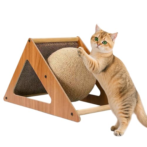 Eoixuqba Kratzball Für Katzen | Kleintier Spielzeug Zur Bewegung - Holz Kratzball für Kleintiere Kitten | Indoor Langeweile Relief Geburtstag Kitten Eoixuqba Kratzball Für Katzen | Kleintier Spielzeug Zur Bewegung - Holz Kratzball für Kleintiere Kitten | Indoor Langeweile Relief Geburtstag Kitten von Eoixuqba