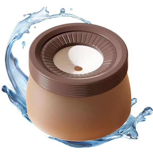 Eoixuqba Langsamer Wassernapf für Hunde, 1200 ml, spritzwassergeschützt, große Kapazität, schwimmender Hundetrink-Futterspender für kleine, mittelgroße und große Welpen Eoixuqba Langsamer Wassernapf für Hunde, 1200 ml, spritzwassergeschützt, große Kapazität, schwimmender Hundetrink-Futterspender für kleine, mittelgroße und große Welpen von Eoixuqba