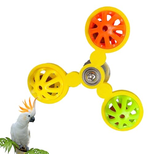 Eoixuqba Nymphensittich Spielzeug,Bunte Glockenkugel Für Wellensittiche - Beschäftigungs Spielzeug Zur Förderung Und Training Für Nymphensittiche Unzertrennliche Ara von Eoixuqba