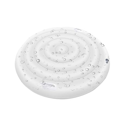 Eoixuqba PVC Aufblasbare Pool Abdeckung, Abdeckung, Thermoabdeckung Für Spa, Aufblasbare Badewannenabdeckung, Winddichter Regenfester Abdeckungsschutz Für Spa Center, Hostel, Badezimmer von Eoixuqba