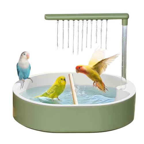 Eoixuqba Papageienbad | Automatische Vogelbad-Dusche Mit Zirkulationshahn - Teichbrunnen Für Käfigzubehör Wassersystem Badespaß Für Unzertrennliche Nymphensittich Eoixuqba Papageienbad | Automatische Vogelbad-Dusche Mit Zirkulationshahn - Teichbrunnen Für Käfigzubehör Wassersystem Badespaß Für Unzertrennliche Nymphensittich von Eoixuqba
