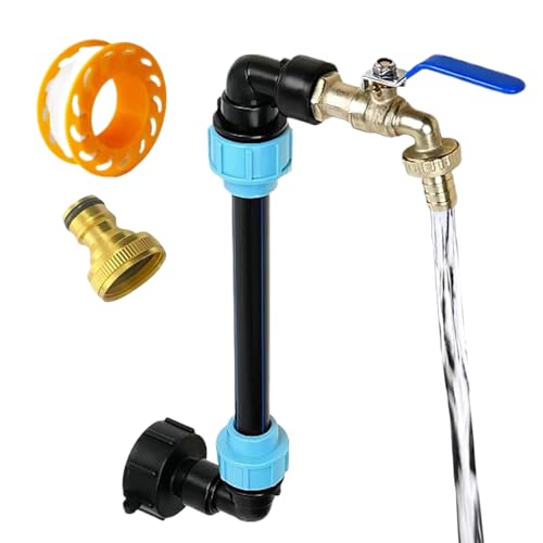 Eoixuqba Tank Adapter - 19 mm Gewinde IBC Container Entleerungs Adapter Fitting | Schlauchanschluss Eimer Zubehör Dicht Für Garten Camping Outdoor Bewässerung Eoixuqba Tank Adapter - 19 mm Gewinde IBC Container Entleerungs Adapter Fitting | Schlauchanschluss Eimer Zubehör Dicht Für Garten Camping Outdoor Bewässerung von Eoixuqba