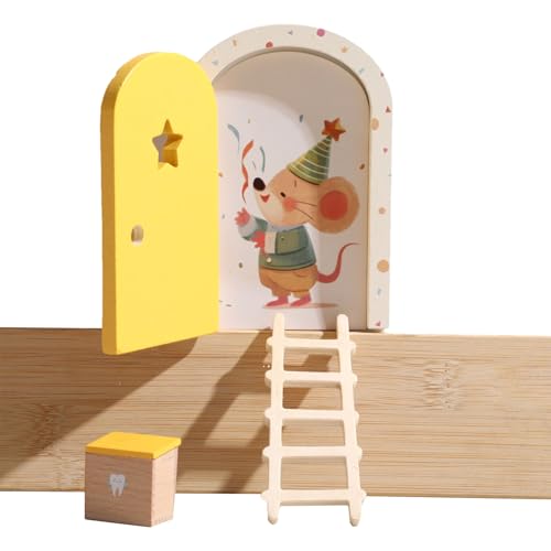 Eojpdji Feentür Set | Holz Niedliche Garten Feentür,Deko Für Fenster Schule Büro Wohnheim Thanksgiving Weihnachten Dekoration Eojpdji Feentür Set | Holz Niedliche Garten Feentür,Deko Für Fenster Schule Büro Wohnheim Thanksgiving Weihnachten Dekoration von Eojpdji