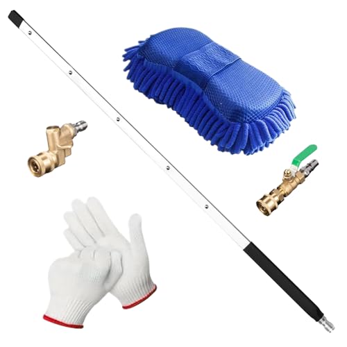 Eojpdji Heizkörperreinigungsstab - Heizkörper Spülung Und Reinigung,60 cm Waschlanze Mit Düsenaufsätzen Und Schnellkupplungen Für Kfz Klimaanlagen von Eojpdji