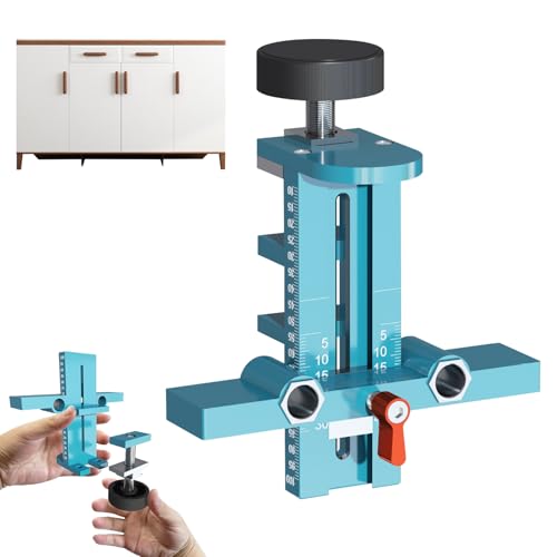 Eojpdji Kabinetttür Montagehilfe | Kabinetttür Positionierer Klemmvorstellung Verstellbar - Einfache Ausrichtung Präzise Holzwerkzeug Zwinge Für Wohnung Haus Lager Möbel Arbeitsplatz von Eojpdji