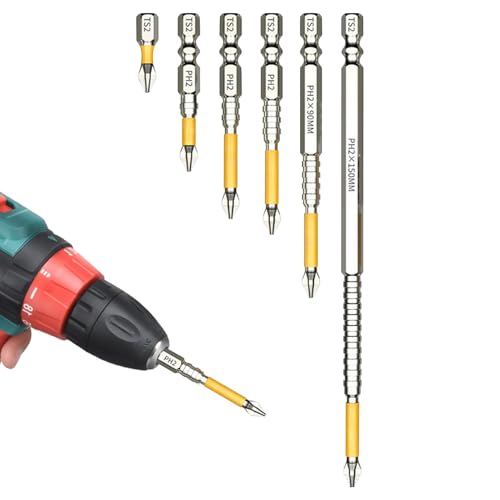 Eojpdji Magnetische Schraubendreherbits,Elektrische Schraubendreherbits | Anti-Rutsch Präzisionsspitzen Für Schrankmöbelbau Rohrleitungen Möbelmontage Eojpdji Magnetische Schraubendreherbits,Elektrische Schraubendreherbits | Anti-Rutsch Präzisionsspitzen Für Schrankmöbelbau Rohrleitungen Möbelmontage von Eojpdji
