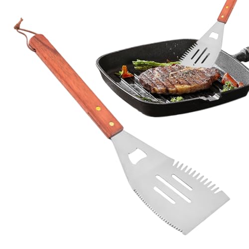 Eojpdji Metall Grillspatel,Outdoor Grillzubehör | Edelstahl Grillwender Für Garten, Picknick Und Restaurant Eojpdji Metall Grillspatel,Outdoor Grillzubehör | Edelstahl Grillwender Für Garten, Picknick Und Restaurant von Eojpdji